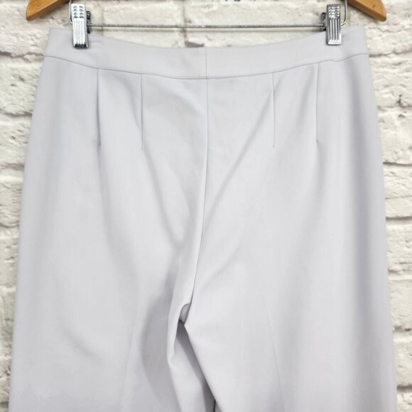 ST. JOHN Light Grey Gray Dress Pants Size 8 Business - Picture 5 of 13